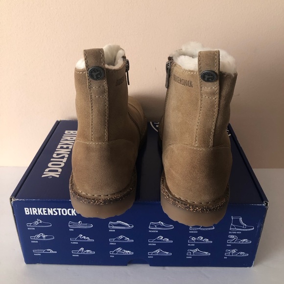 Birkenstock Melrose Genuine Shearling Suede Leather Boot. Size: 7, 38 - Picture 8 of 11